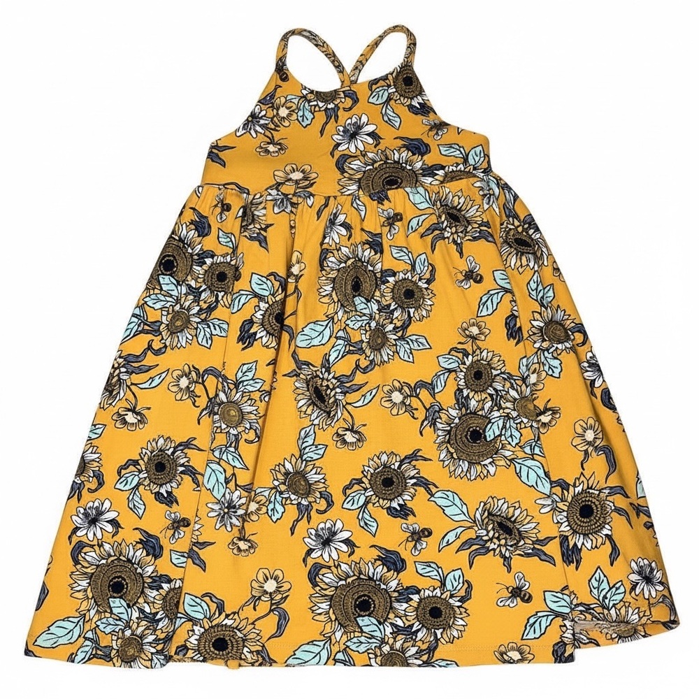 Artisan Ny Yellow Floral Kids Dress